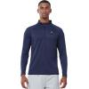image:imageNORTHYARD Mens Quarter Zip Pullover Athletic Running 14 Zip Long Sleeve Pullovers Quick Dry Lightweight Tennis Gym ShirtsNavy