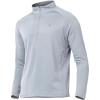 image:imageNORTHYARD Mens Quarter Zip Pullover Athletic Running 14 Zip Long Sleeve Pullovers Quick Dry Lightweight Tennis Gym ShirtsLightgrey