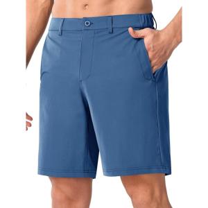 image:imageNORTHYARD Mens Golf Shorts 9 Work Dress Hybrid Short Lightweight Quick Dry Stretch Casual Summer Shorts with 6 PocketsFederalblue