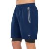 image:imageNORTHYARD Mens 2 in 1 Running Shorts Workout Gym Athletic Shorts with Liner Active Training Shorts with Zipper Pockets