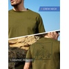 image:imageNORTHYARD Mens Graphic TShirt  Soft Cotton Crewneck Short Sleeve Tee Relaxed Fit Casual Summer Shirts for Work OutdoorArmy Green