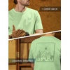 image:imageNORTHYARD Mens Graphic TShirt  Soft Cotton Crewneck Short Sleeve Tee Relaxed Fit Casual Summer Shirts for Work OutdoorLoden Frost