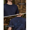 image:imageNORTHYARD Mens Graphic TShirt  Soft Cotton Crewneck Short Sleeve Tee Relaxed Fit Casual Summer Shirts for Work OutdoorNavy