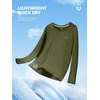 image:imageNORTHYARD Mens UPF 50 Rash Guard Long Sleeve Fishing Swim Shirts Sun Protection Lightweight Quick Dry Shirt for MenArmygreen