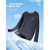 image:imageNORTHYARD Mens UPF 50 Rash Guard Long Sleeve Fishing Swim Shirts Sun Protection Lightweight Quick Dry Shirt for MenDarkgrey