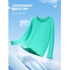 image:imageNORTHYARD Mens UPF 50 Rash Guard Long Sleeve Fishing Swim Shirts Sun Protection Lightweight Quick Dry Shirt for MenLakeblue