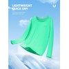 image:imageNORTHYARD Mens UPF 50 Rash Guard Long Sleeve Fishing Swim Shirts Sun Protection Lightweight Quick Dry Shirt for MenMintgreen