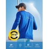 image:imageNORTHYARD Mens UPF 50 Rash Guard Long Sleeve Fishing Swim Shirts Sun Protection Lightweight Quick Dry Shirt for MenRoyalblue