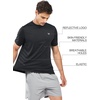 image:imageNORTHYARD Mens Workout Athletic Shirts Gym Running TShirts Tennis Quick Dry Short Sleeve Shirt Active Lightweight SportsBlack