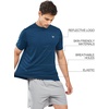 image:imageNORTHYARD Mens Workout Athletic Shirts Gym Running TShirts Tennis Quick Dry Short Sleeve Shirt Active Lightweight SportsDarkblue