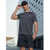 image:imageNORTHYARD Mens Workout Athletic Shirts Gym Running TShirts Tennis Quick Dry Short Sleeve Shirt Active Lightweight SportsDarkgrey
