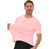 image:imageNORTHYARD Mens Workout Athletic Shirts Gym Running TShirts Tennis Quick Dry Short Sleeve Shirt Active Lightweight SportsPinkheather