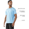 image:imageNORTHYARD Mens Workout Athletic Shirts Gym Running TShirts Tennis Quick Dry Short Sleeve Shirt Active Lightweight SportsSkyblue