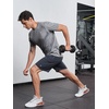 image:imageNORTHYARD Mens Workout Athletic Shirts Gym Running TShirts Tennis Quick Dry Short Sleeve Shirt Active Lightweight SportsSmokeheather