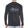 image:imageNORTHYARD Mens UPF 50 Rash Guard Long Sleeve Fishing Swim Shirts Sun Protection Lightweight Quick Dry Shirt for MenBlack
