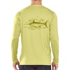 image:imageNORTHYARD Mens UPF 50 Rash Guard Long Sleeve Fishing Swim Shirts Sun Protection Lightweight Quick Dry Shirt for MenLemonyellow