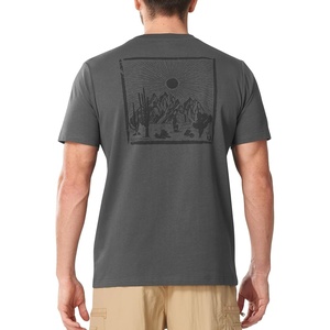 image:imageNORTHYARD Mens Graphic TShirt  Soft Cotton Crewneck Short Sleeve Tee Relaxed Fit Casual Summer Shirts for Work OutdoorDark Grey