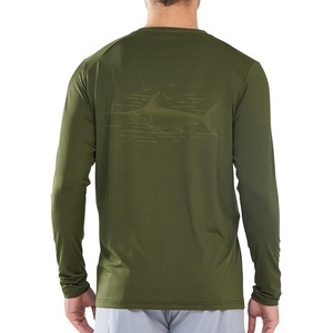 image:imageNORTHYARD Mens UPF 50 Rash Guard Long Sleeve Fishing Swim Shirts Sun Protection Lightweight Quick Dry Shirt for MenArmygreen