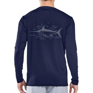 image:imageNORTHYARD Mens UPF 50 Rash Guard Long Sleeve Fishing Swim Shirts Sun Protection Lightweight Quick Dry Shirt for MenDarkblue
