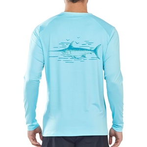 image:imageNORTHYARD Mens UPF 50 Rash Guard Long Sleeve Fishing Swim Shirts Sun Protection Lightweight Quick Dry Shirt for MenSkyblue