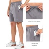 image:imageNORTHYARD Mens 7 Gym Shorts Knit Athletic Tennis Shorts for Men with Zipper Pockets for Workout Athletic Training