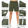 image:imageNORTHYARD Mens Athletic Running Shorts Gym Workout 795 Quick Dry Lightweight Sports Basketball Tennis 3 Zipper PocketsArmygreen