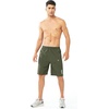 image:imageNORTHYARD Mens Athletic Running Shorts Gym Workout 795 Quick Dry Lightweight Sports Basketball Tennis 3 Zipper PocketsArmygreen