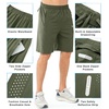 image:imageNORTHYARD Mens Athletic Running Shorts Gym Workout 795 Quick Dry Lightweight Sports Basketball Tennis 3 Zipper PocketsArmygreen
