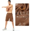 image:imageNORTHYARD Mens Athletic Running Shorts Gym Workout 795 Quick Dry Lightweight Sports Basketball Tennis 3 Zipper PocketsBrown