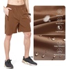 image:imageNORTHYARD Mens Athletic Running Shorts Gym Workout 795 Quick Dry Lightweight Sports Basketball Tennis 3 Zipper PocketsBrown
