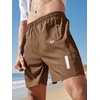 image:imageNORTHYARD Mens Athletic Running Shorts Gym Workout 795 Quick Dry Lightweight Sports Basketball Tennis 3 Zipper PocketsBrown