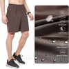 image:imageNORTHYARD Mens Athletic Running Shorts Gym Workout 795 Quick Dry Lightweight Sports Basketball Tennis 3 Zipper PocketsCoffee