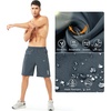 image:imageNORTHYARD Mens Athletic Running Shorts Gym Workout 795 Quick Dry Lightweight Sports Basketball Tennis 3 Zipper PocketsCoolgrey