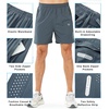 image:imageNORTHYARD Mens Athletic Running Shorts Gym Workout 795 Quick Dry Lightweight Sports Basketball Tennis 3 Zipper PocketsCoolgrey