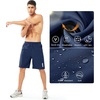 image:imageNORTHYARD Mens Athletic Running Shorts Gym Workout 795 Quick Dry Lightweight Sports Basketball Tennis 3 Zipper PocketsDarkblue