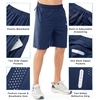 image:imageNORTHYARD Mens Athletic Running Shorts Gym Workout 795 Quick Dry Lightweight Sports Basketball Tennis 3 Zipper PocketsDarkblue