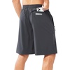 image:imageNORTHYARD Mens Athletic Running Shorts Gym Workout 795 Quick Dry Lightweight Sports Basketball Tennis 3 Zipper PocketsDarkgrey