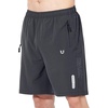 image:imageNORTHYARD Mens Athletic Running Shorts Gym Workout 795 Quick Dry Lightweight Sports Basketball Tennis 3 Zipper PocketsDarkgrey