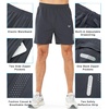 image:imageNORTHYARD Mens Athletic Running Shorts Gym Workout 795 Quick Dry Lightweight Sports Basketball Tennis 3 Zipper PocketsDarkgrey