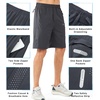 image:imageNORTHYARD Mens Athletic Running Shorts Gym Workout 795 Quick Dry Lightweight Sports Basketball Tennis 3 Zipper PocketsDarkgrey