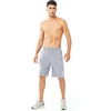 image:imageNORTHYARD Mens Athletic Running Shorts Gym Workout 795 Quick Dry Lightweight Sports Basketball Tennis 3 Zipper PocketsGrey