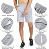 image:imageNORTHYARD Mens Athletic Running Shorts Gym Workout 795 Quick Dry Lightweight Sports Basketball Tennis 3 Zipper PocketsGrey