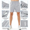 image:imageNORTHYARD Mens Athletic Running Shorts Gym Workout 795 Quick Dry Lightweight Sports Basketball Tennis 3 Zipper PocketsGrey