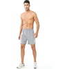 image:imageNORTHYARD Mens Athletic Running Shorts Gym Workout 795 Quick Dry Lightweight Sports Basketball Tennis 3 Zipper PocketsGrey