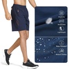 image:imageNORTHYARD Mens Athletic Running Shorts Gym Workout 795 Quick Dry Lightweight Sports Basketball Tennis 3 Zipper PocketsNavy