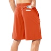 image:imageNORTHYARD Mens Athletic Running Shorts Gym Workout 795 Quick Dry Lightweight Sports Basketball Tennis 3 Zipper PocketsOrange