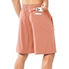 image:imageNORTHYARD Mens Athletic Running Shorts Gym Workout 795 Quick Dry Lightweight Sports Basketball Tennis 3 Zipper PocketsPinkorange