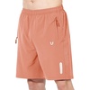 image:imageNORTHYARD Mens Athletic Running Shorts Gym Workout 795 Quick Dry Lightweight Sports Basketball Tennis 3 Zipper PocketsPinkorange