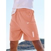 image:imageNORTHYARD Mens Athletic Running Shorts Gym Workout 795 Quick Dry Lightweight Sports Basketball Tennis 3 Zipper PocketsPinkorange