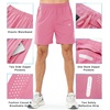 image:imageNORTHYARD Mens Athletic Running Shorts Gym Workout 795 Quick Dry Lightweight Sports Basketball Tennis 3 Zipper PocketsPowderpink